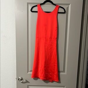 Ann Taylor Red Sleeveless Dress